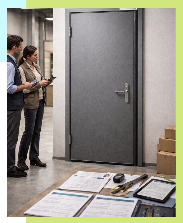 Сертификация противопожарных дверей в Устях-Илимске от 9360 р. | Алешин-Сть