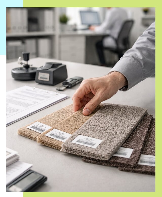 Сертификация ковролина в Устях-Илимске от 15600 р., Алешин-Сть