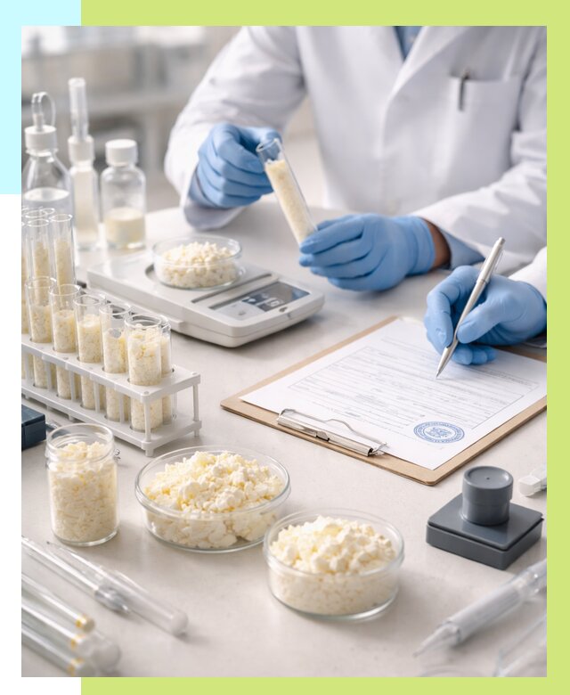 Сертификация творога в Устях-Илимске от 12480 р. под ключ | Алешин-Сть