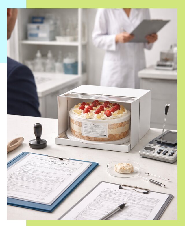 Сертификация тортов в Устях-Илимске от 9360 р. заказать | Алешин-Сть