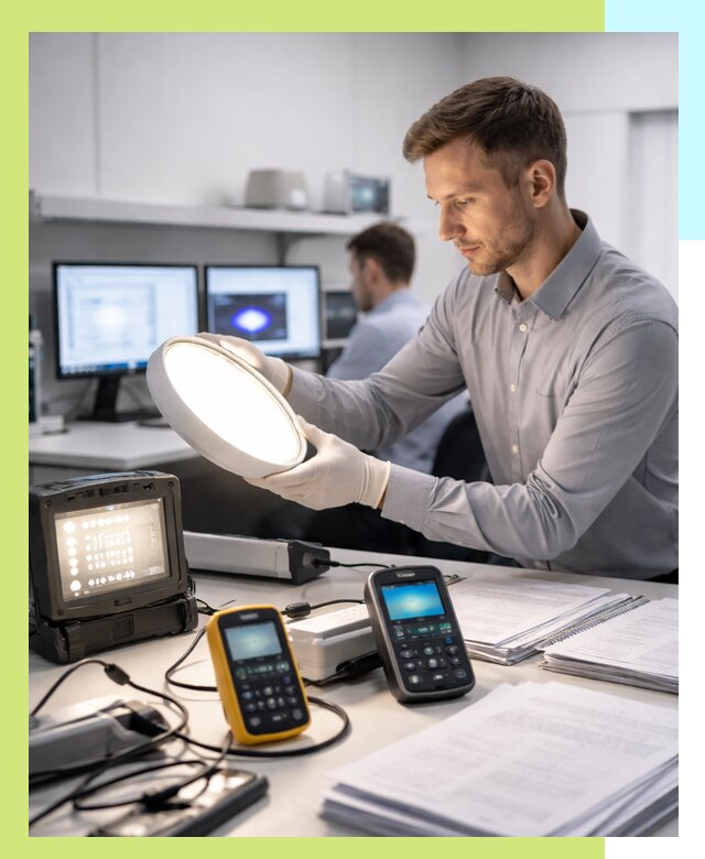 Сертификация светильников в Устях-Илимске: испытания и оформление