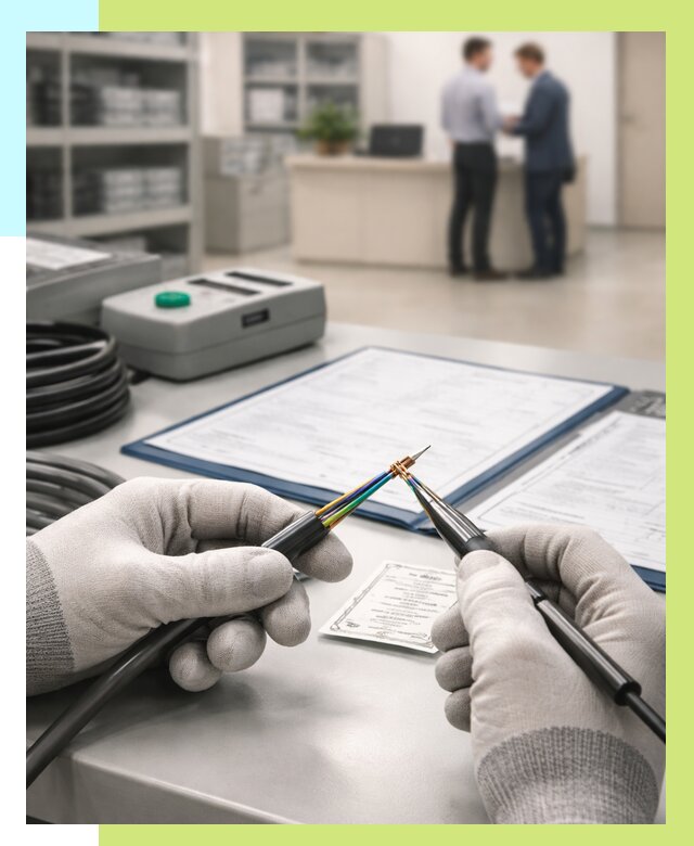 Сертификация провода в Устях-Илимске от 18720 р. в Алешин-Сть