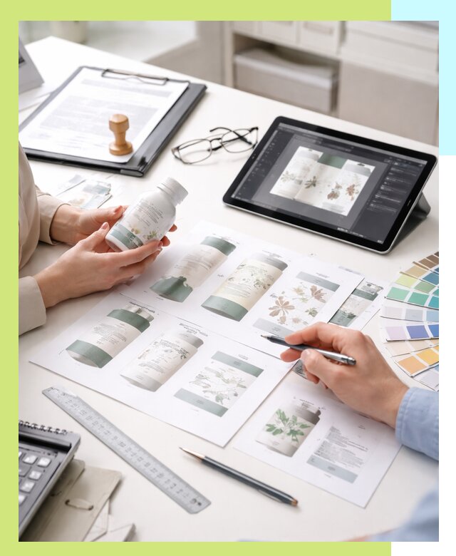 Профессиональная разработка дизайна и текста этикетки продукции в Устях-Илимске