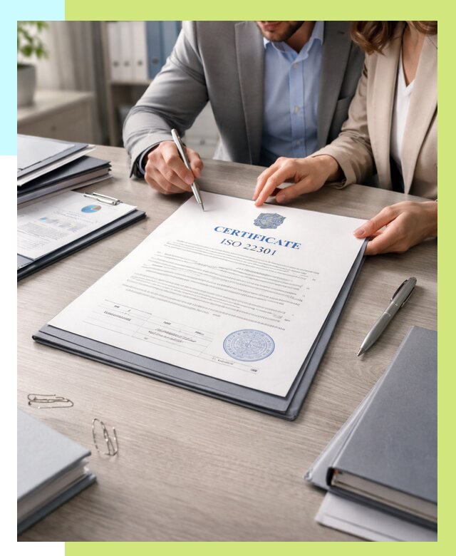 Сертификат ISO 22301 в Устях-Илимске от 46800 р. | Алешин-Сть срочно