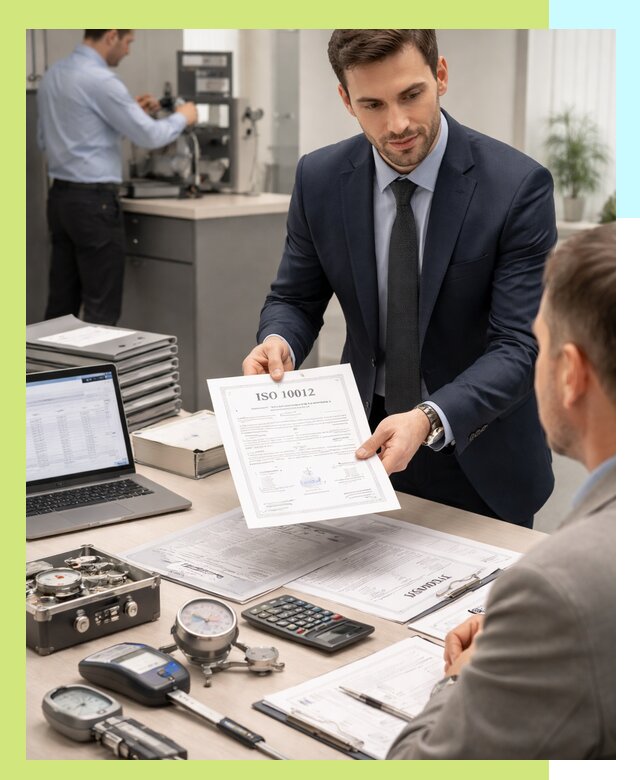 Выдача сертификата ISO 10012 по требованиям метрологии в Устях-Илимске