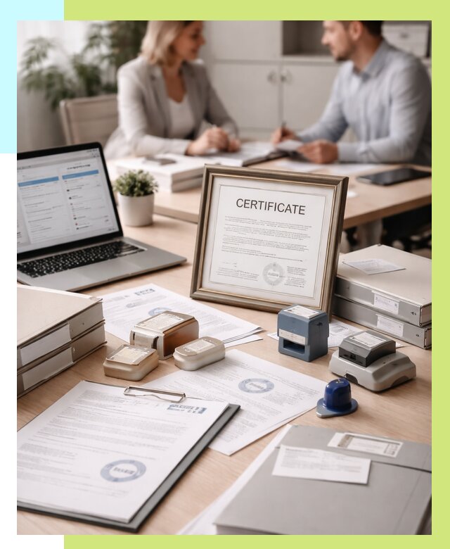 Сертификация компании в Устях-Илимске от 46800 р. | Алешин-Сть — заказ